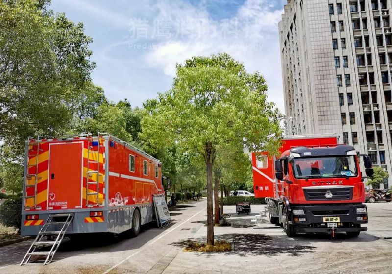 獵鷹消防無人機(jī)系列裝備赴洛陽進(jìn)行匯報展示